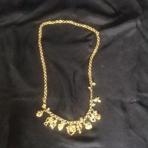 Kirks Folly Charm Statement Necklace Bracelet Set